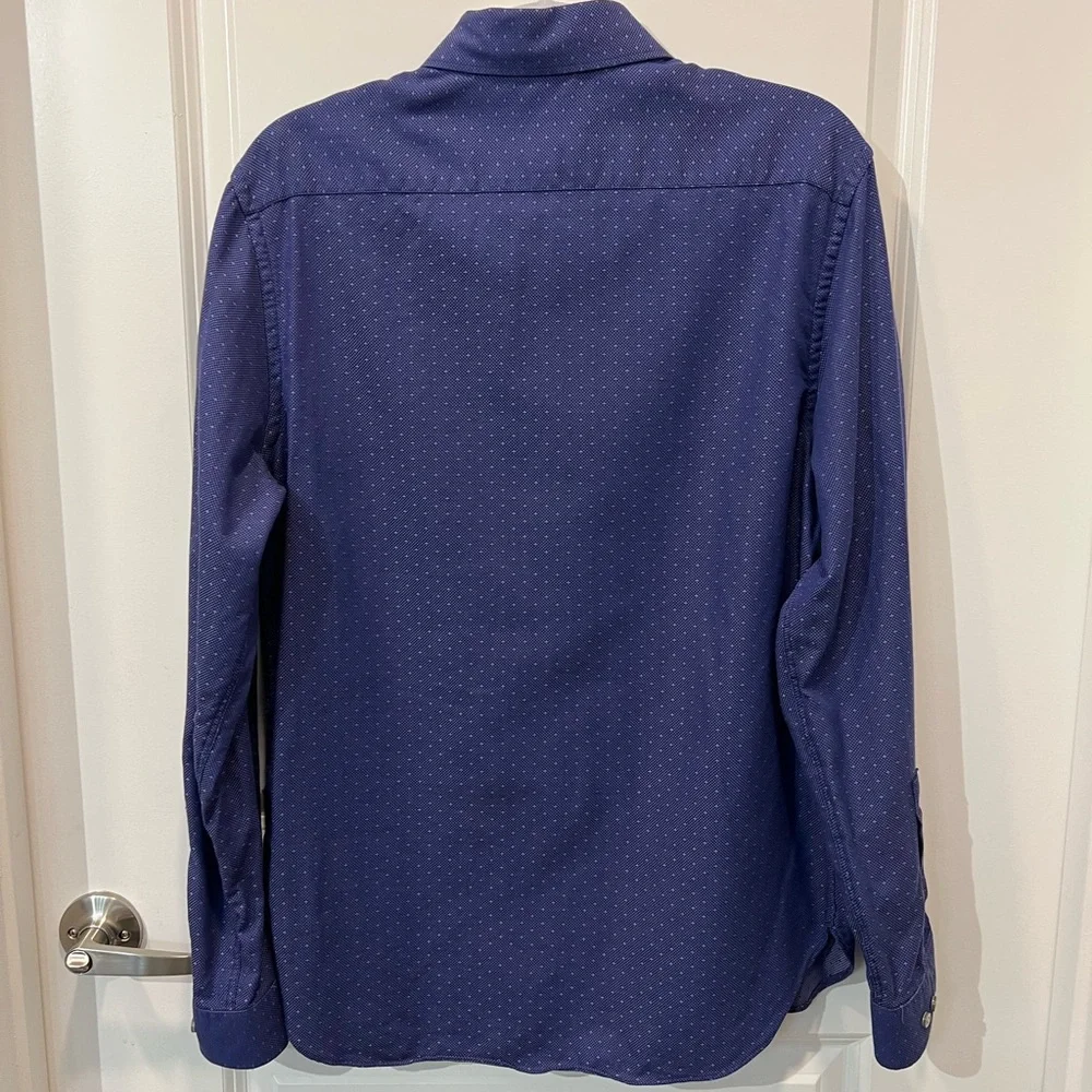 Michael Kors Slim Fit Dress Shirt, Size 16- 34/35 - Picture 4 of 9